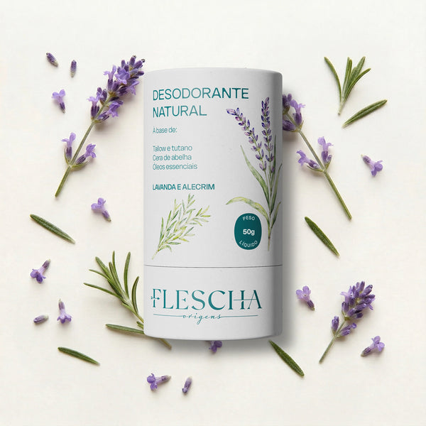 Desodorante Natural - Lavanda e Alecrim