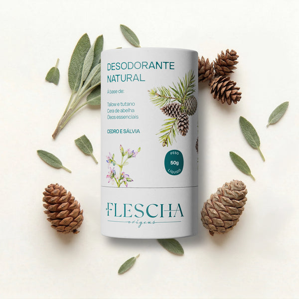 Desodorante Natural - Cedro e Sálvia