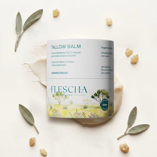 Tallow Balm - Olíbano e Sálvia